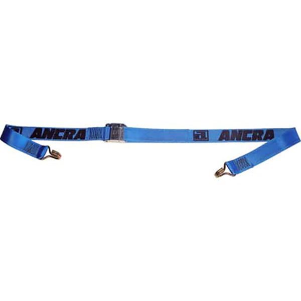 2" Cam buckle Straps with Wire Hooks 20ft Blue