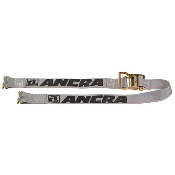 Etrack Ratchet Strap -1 pc end -16' - GREY