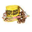 4" x 27' Ratchet Straps with Chain Anchors