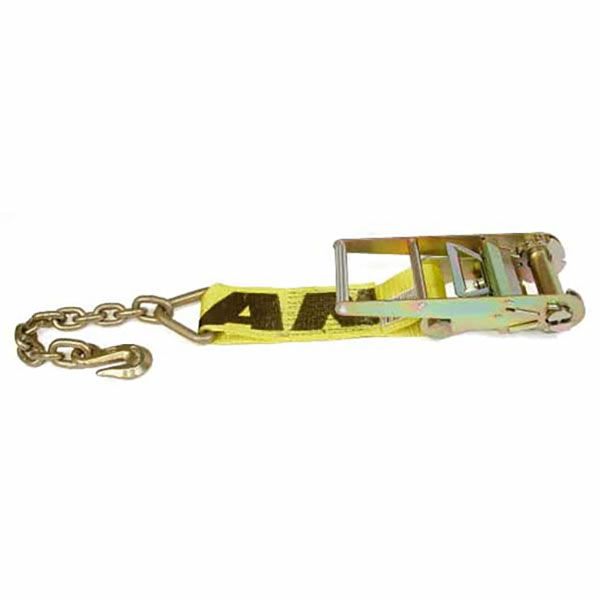 4″ x 33” Fixed End Strap w/Chain Anchor and Buckle