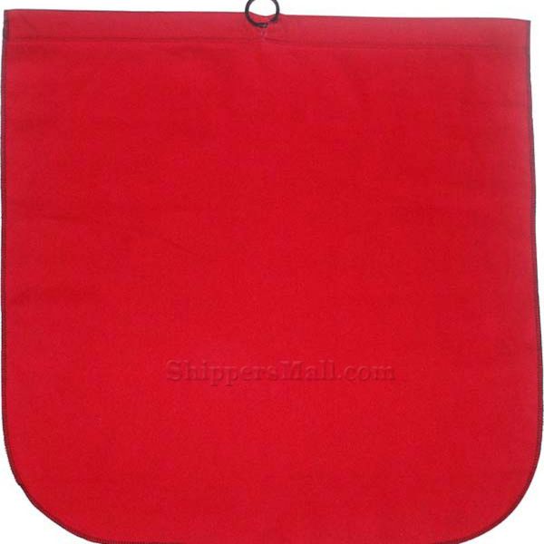 18" x 18" Red Cotton Flag With steel Rod