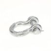 5/8" Galvanized Zinc-Plated Clevis Pin Shackle
