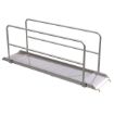 Aluminum Walk Ramp Hook Style w/Handrails - 28" X 10'