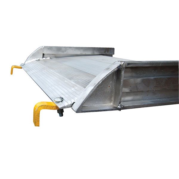 Aluminum Walk Ramp Hook Style - 28" X 14'