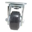 4X2 Mold On Rubber Swivel Caster