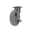 Caster, 8 X 2 Duratek Tpr, Swivel W/Brake