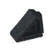 Molded Rubber Wheel chock with Molded Handle 6" H