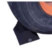 Molded Rubber Wheel Chock with Eye-Bolt