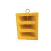 Rubber Wheel Chock with Eye Bolt 9 In. Yellow
