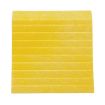 Recycled Plastic Dual Slope Wheel Chock 10-11/16 In. x 9-1/4 In. x 6 In. Yellow