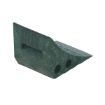 Recycled Polypropylene Plastic Wheel Chock 10-1/4 In. x 7-1/2 In. x 7-1/2 In. Green