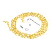 Double Loop Coil Chain Yellow W/Hanger 15Ft