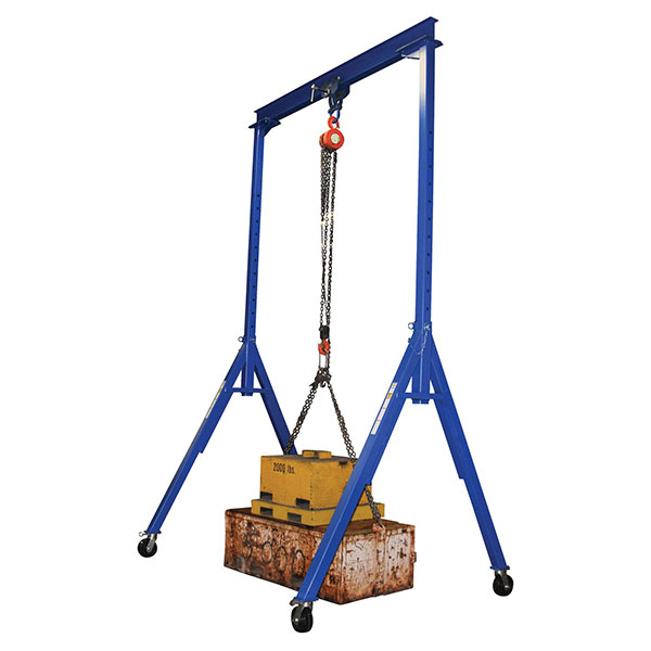 Gantry Crane, Adjustable with total locking castersParallel Industrial