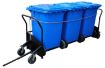 Steel Trash Can Cart Maximum Capacity 3 - 95 Gallon Trash Cans - TH-CART-95