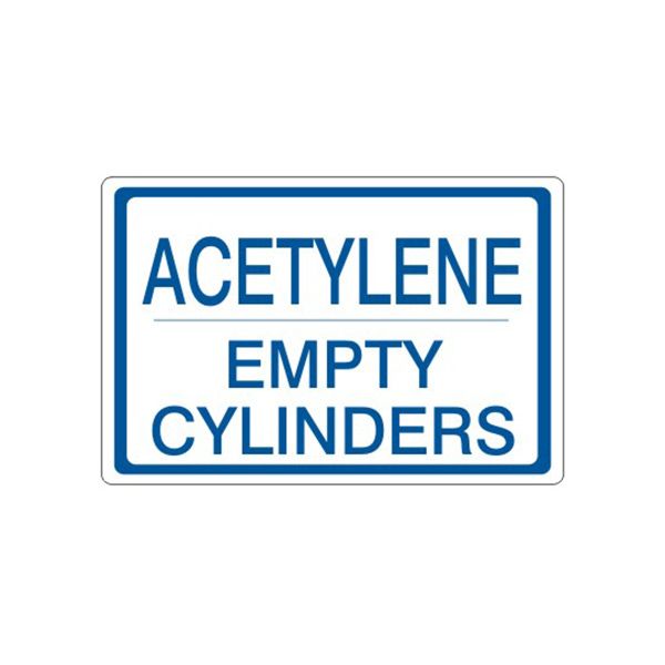 Acetylene Empty Cylinders – Cylinder Label - CL-161