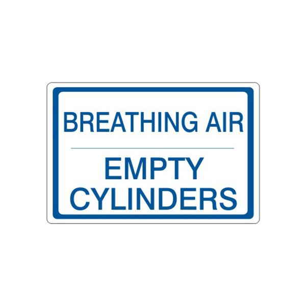 Breathing Air Empty Cylinders – Cylinder Label - CL-171