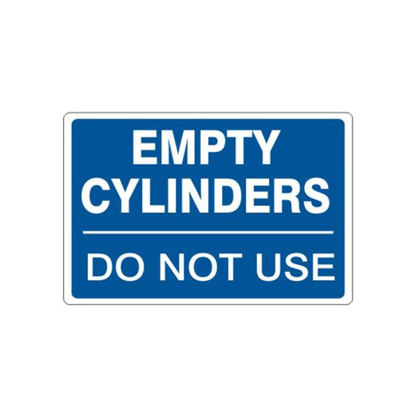 Empty Cylinders Do Not Use – Cylinder Label - CL-191