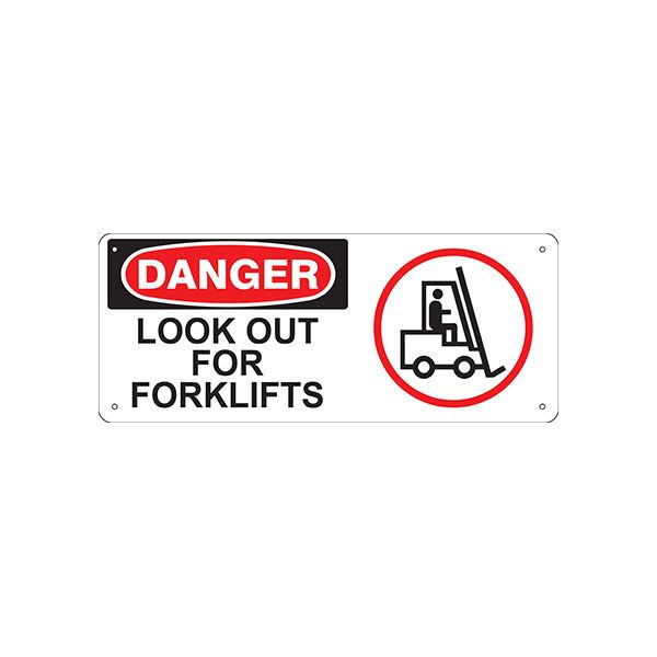 Danger Look Out For Forklifts (W/Forklift Picto)- Danger Sign sign - DP-451571