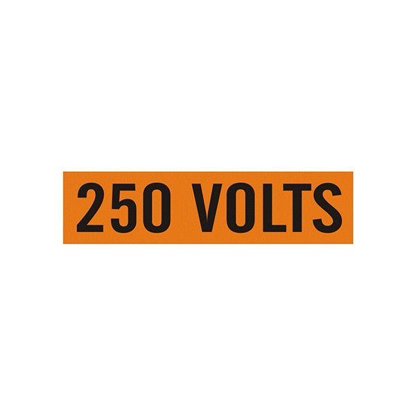 250 Volts - Pipe Marker sign - EP-250-EC