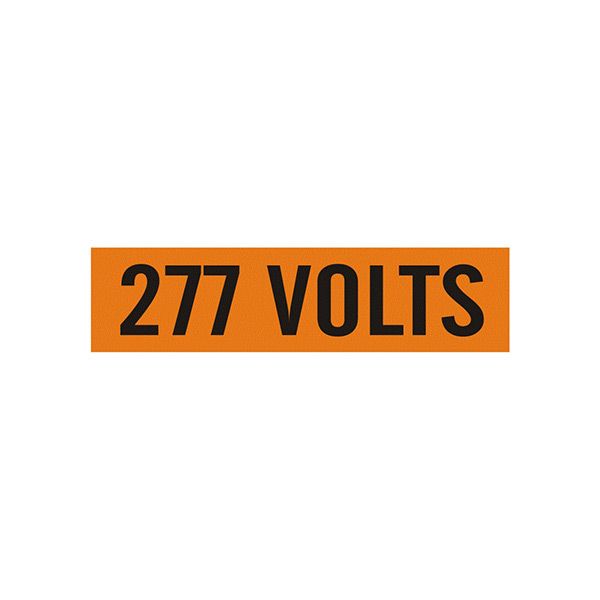 277 Volts - Pipe Marker sign - EP-277-EC