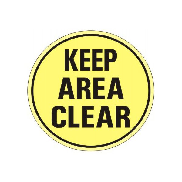 Keep Area Clear Floor Decal - FD-11