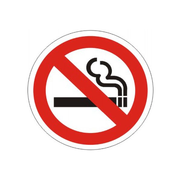 No Smoking With Smoking Picto Floor Decal - FD-13