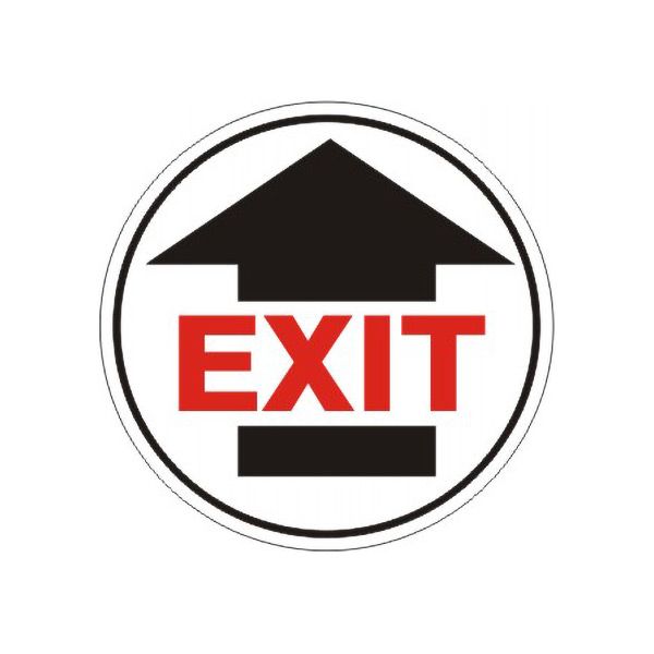 Exit Floor Decal Up Arrow Floor Decal - FD-25