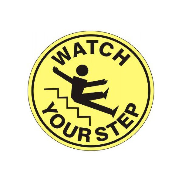 Watch Your Step With  Picto Floor Decal - FD-29