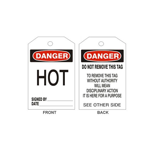 Danger Hot Tags - Back 2 - LT-119-2