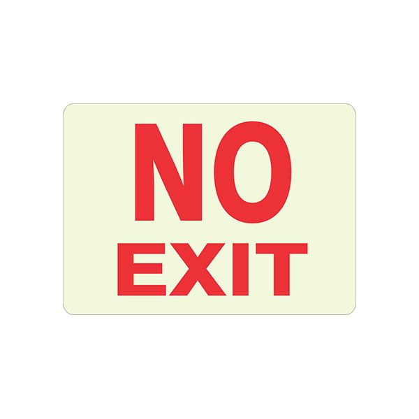 Glow No Exit Sign - GL-990821