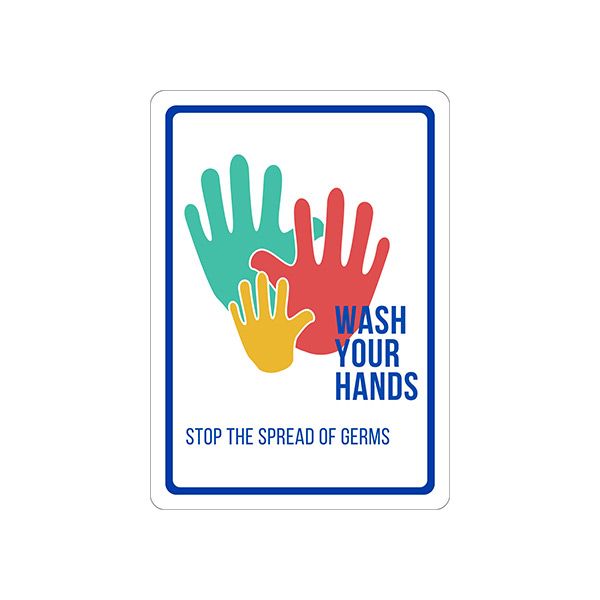 Wash Your Hands - Germ And Virus Prevention Sign - GV-33323