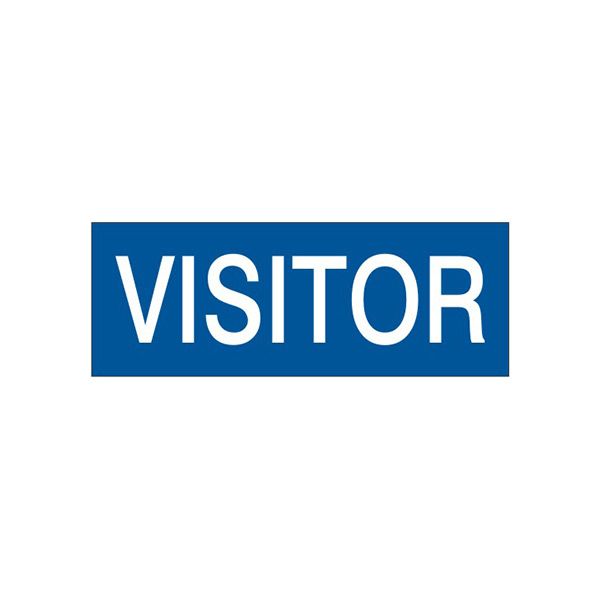 Visitor - Helmet / Hard Hat Marker sign - HM-39