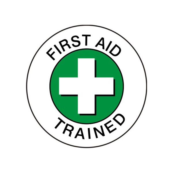 First Aid Trained Picto – Helmet / Hard Hat Markers - HM-134