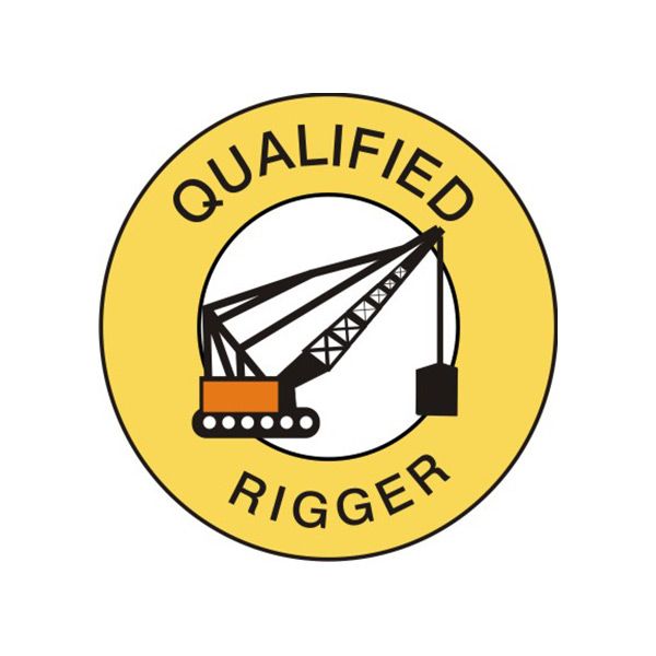 Qualified Rigger Picto – Helmet / Hard Hat Markers - HM-140