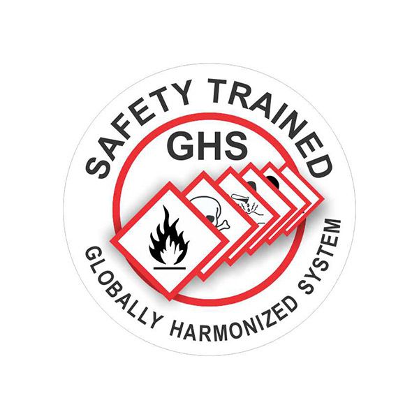 Ghs Safety Trained – Helmet / Hard Hat Markers - HM-GHS