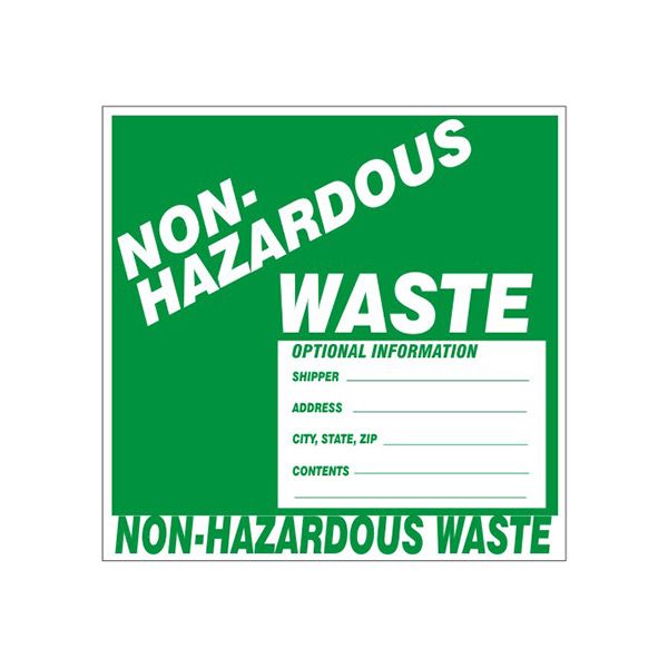 Non-Hazardous Waste Optional Iormation  Shipper Address City - HW-96924