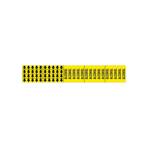 Alcohol - Pipe Marker sign - P-007-F