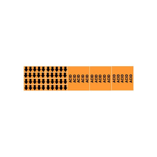 Acid - Pipe Marker sign - P-301-F