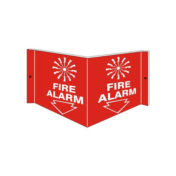 Three dimensional Fire Alarm With  Symbol - Projecting Wall sign - PWS-3