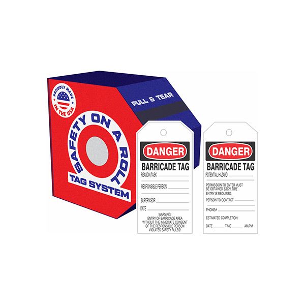 Danger Barricade Tags - RT2-182