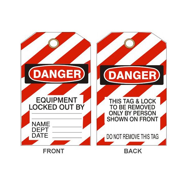 Danger Equipment Locked By Tags - ST-147