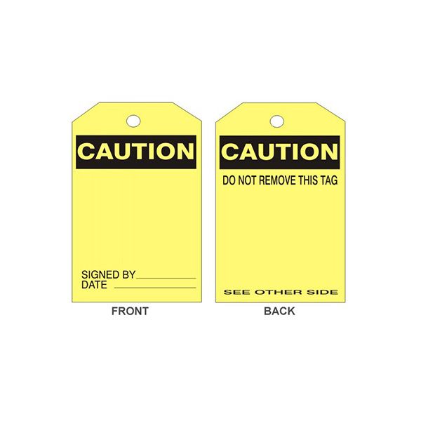 Caution Blank Tag - ST-301