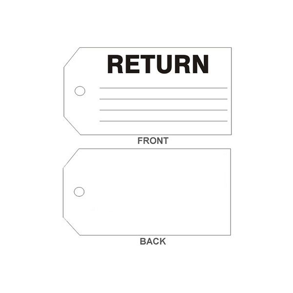Return Tags, Tagboard, 6.125X3