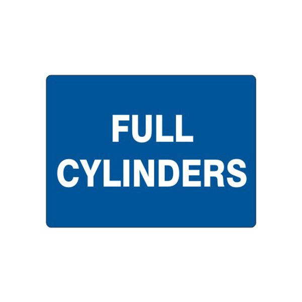 Full Cylinders sign, Aluminum (.040), 7X10