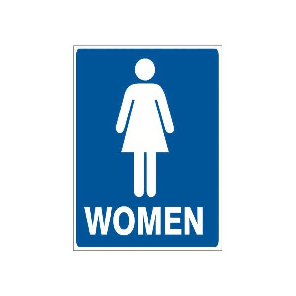 Women With Woman Picto sign, Aluminum (.040), 7X10
