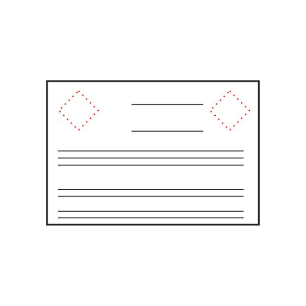 Blank Ghs Label Form To Be Completed By Customer, Plastic (.040), 7X10