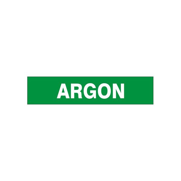 Argon - Pipe Marker label, Adhesive Vinyl 25/Pk, 2.25X12