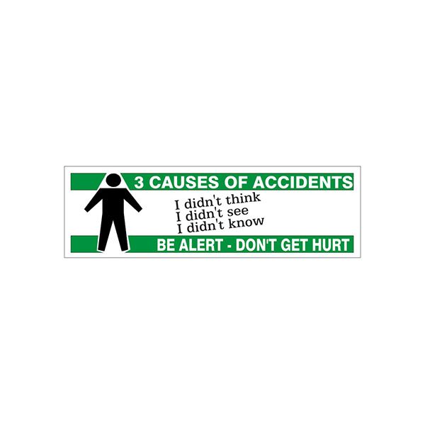 3 Causes Of Accidents In Didn’T Think I Didn’T See banner., Banner, 48X120