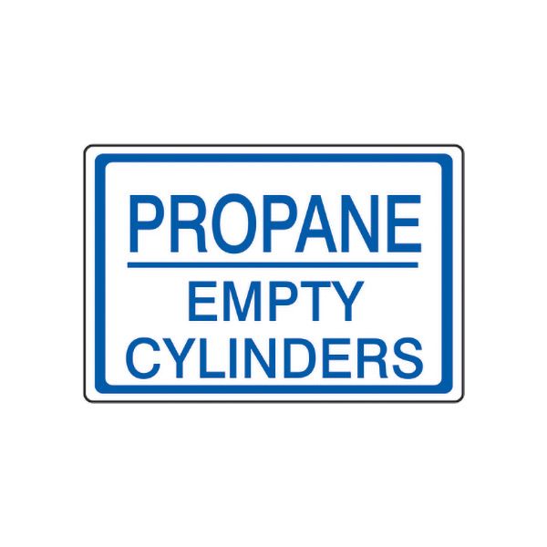 Propane Empty Cylinders – Cylinder Label, Plastic (.040), 7X10