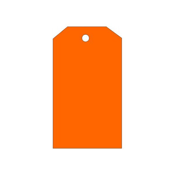 Blank Orange Tags, Tagboard, 6.125X3